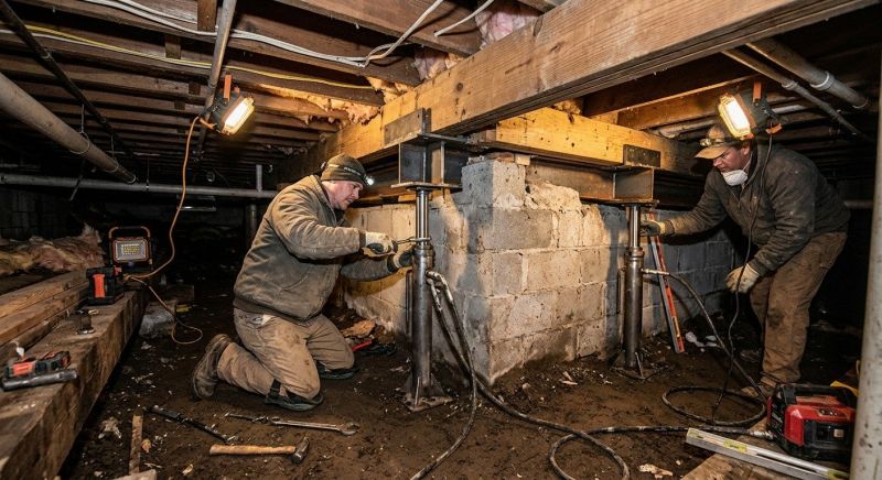 Basement Foundation Repair in Lancaster County, SC