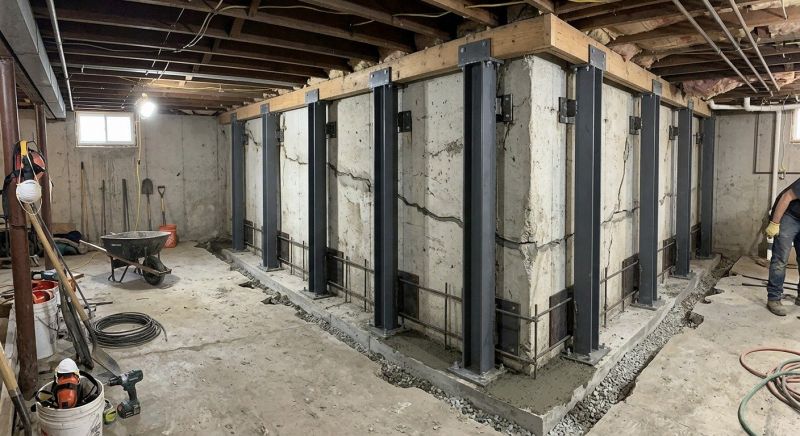 Basement Stabilization in Rock Hill, SC