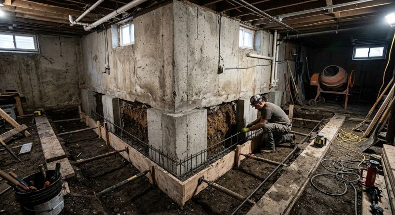 Basement Underpinning in Rock Hill, SC