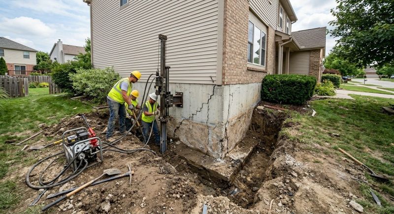 Concrete Foundation Repair in Waxhaw, NC
