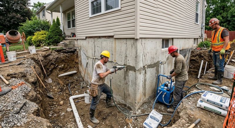 Cracked Foundation Repair in Gastonia, NC