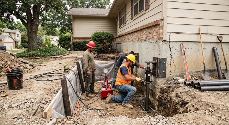 Cracked Foundation Repair in Lancaster County, SC