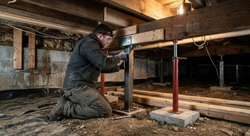 Crawlspace Structural Repair in Rock Hill, SC