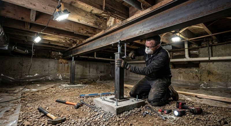 Crawlspace Structural Repair in Rock Hill, SC