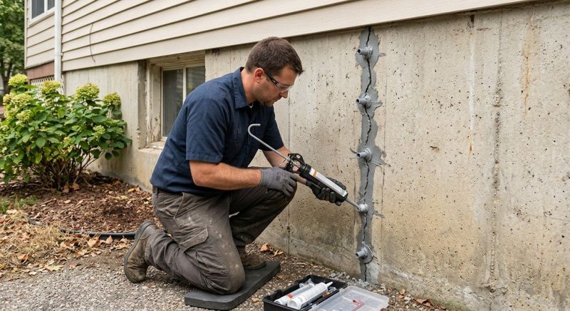 Foundation Crack Sealing in Rock Hill, SC