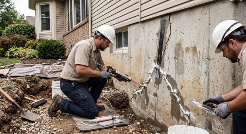 Foundation Cracks Repair in Rock Hill, SC