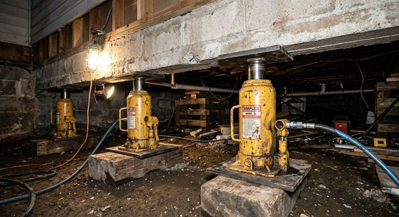 Foundation Jacking in Gastonia, NC