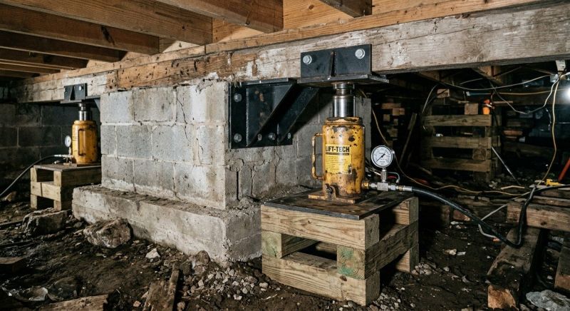 Foundation Jacking in Waxhaw, NC