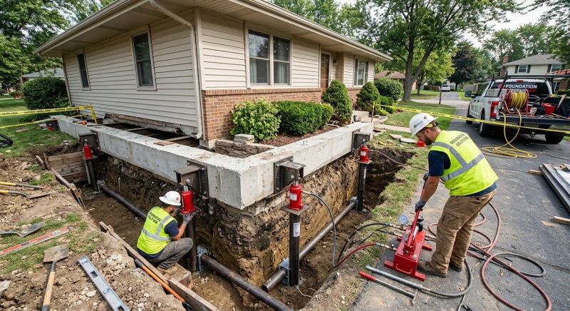 Foundation Jacking in York County, SC