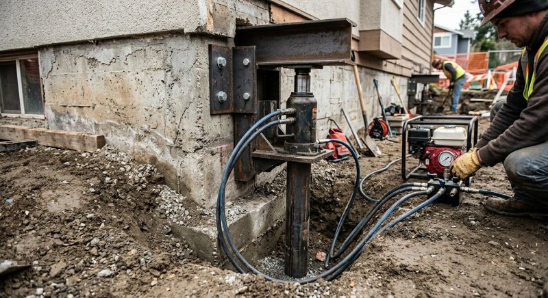 Foundation Lifting in Waxhaw, NC