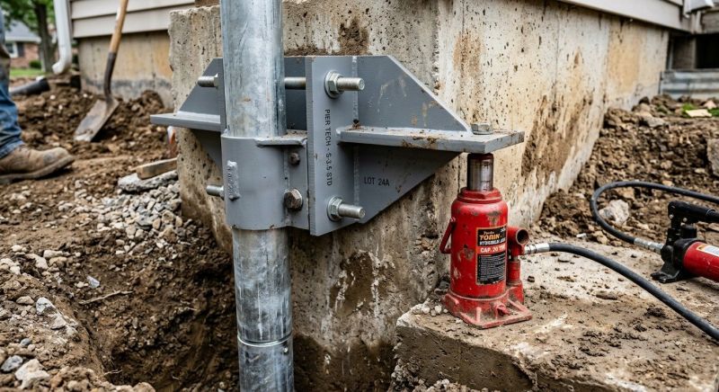 Foundation Pier Leveling in Rock Hill, SC
