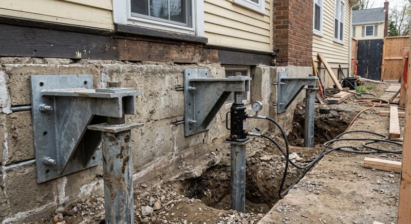 Foundation Pier Leveling in Rock Hill, SC