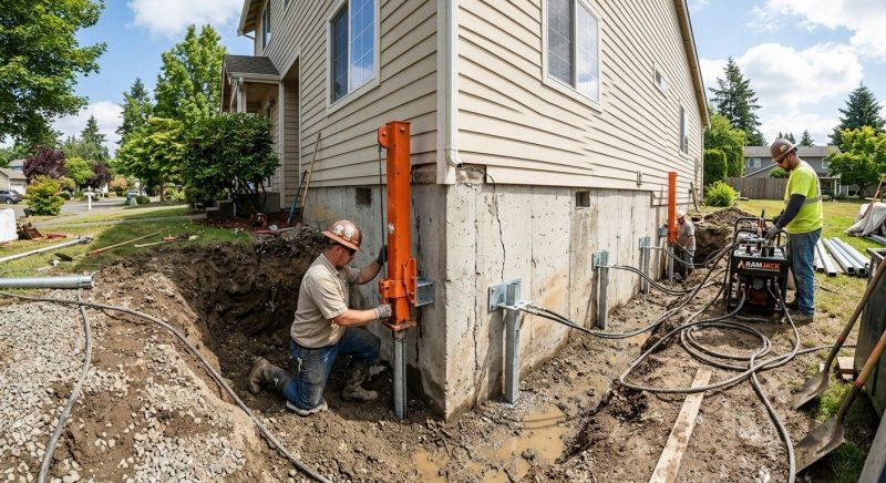 Foundation Pier Repair in Rock Hill, SC