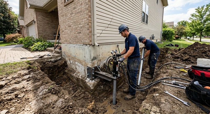 Foundation Settlement Repair in Rock Hill, SC