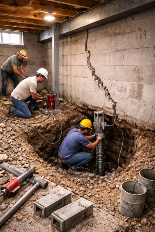 Foundation Structural Repair in Mecklenburg County, NC