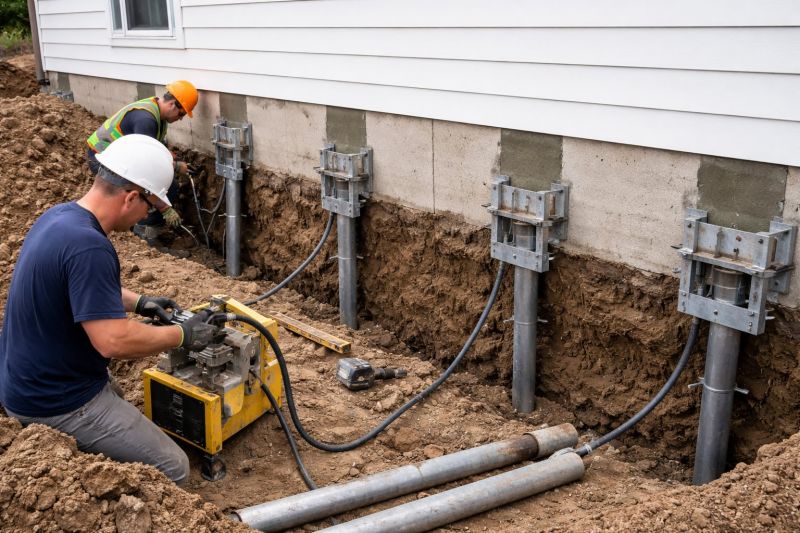 Helical Piers Installation in Rock Hill, SC