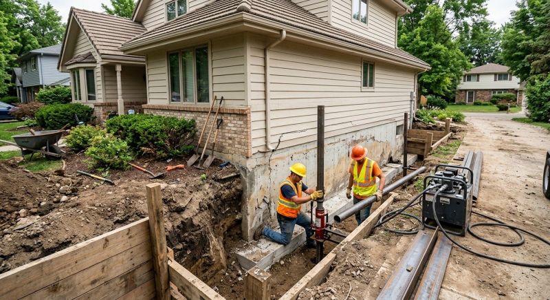 House Foundation Repair in Lancaster County, SC
