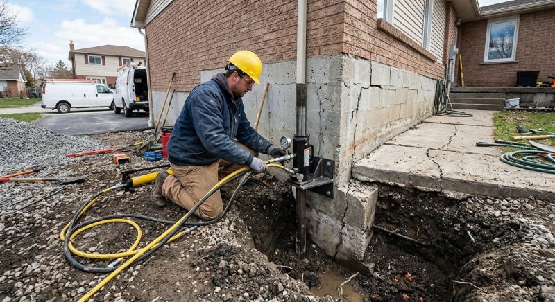 Sinking Foundation Repair in Lancaster, SC